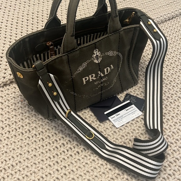 Authentic Prada bag with strap 2 way - Picture 10 of 17